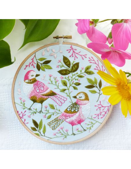 Tamar Nahir-Yanai Embroidery Kit - Lovebirds