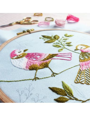 Tamar Nahir-Yanai Embroidery Kit - Lovebirds