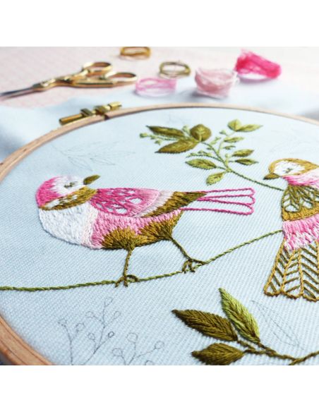 Tamar Nahir-Yanai Embroidery Kit - Lovebirds
