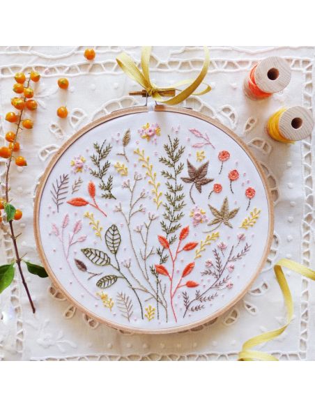 Tamar Nahir-Yanai Embroidery Kit - Autumn Leaves