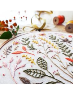 Tamar Nahir-Yanai Embroidery Kit - Autumn Leaves 2