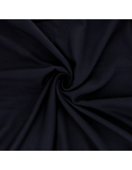 Viscose gabardine fabric - Navy blue