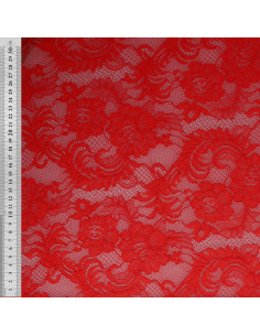 Natasha Lace Fabric - Red 2