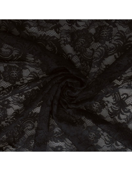 Natasha Lace Fabric - Black