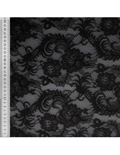 Natasha Lace Fabric - Black 2
