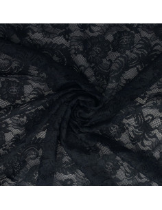 Natasha lace fabric - Navy blue