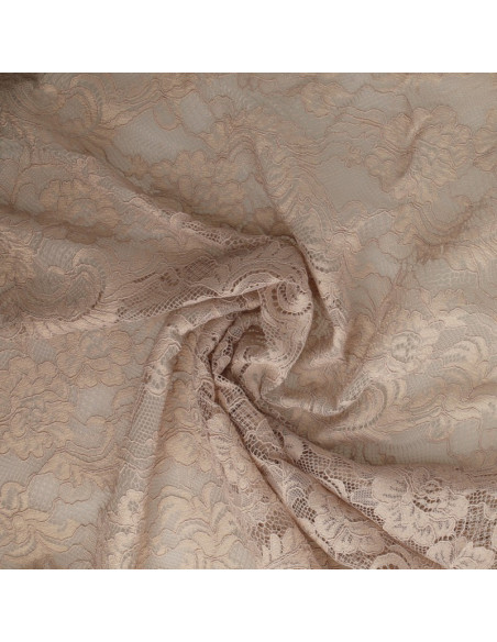 Natasha lace fabric - Light gray