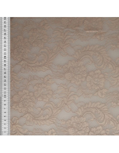 Natasha lace fabric - Light gray 2