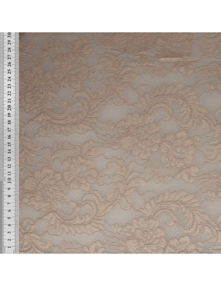 Natasha lace fabric - Light gray