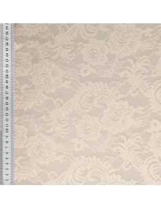 Natasha lace fabric - Ecru 2