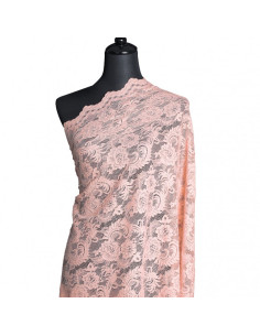 Natasha lace fabric - Light pink 2