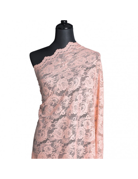Natasha lace fabric - Light pink