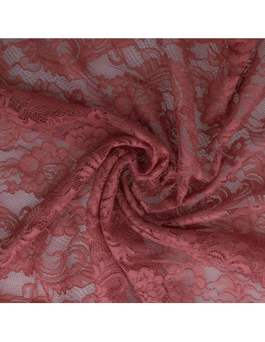 Natasha lace fabric - Old pink