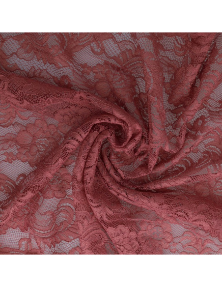 Natasha lace fabric - Old pink