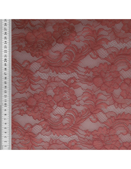Natasha lace fabric - Old pink