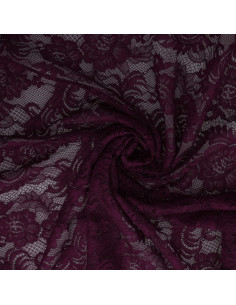 Natasha Lace Fabric - Plum