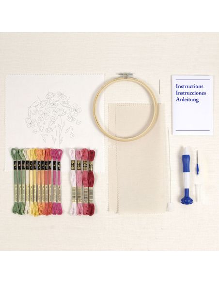 Punch Needle Kit - Spring Poppies