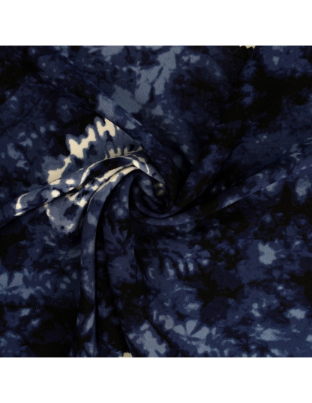 Tie-dye fabric - Blue