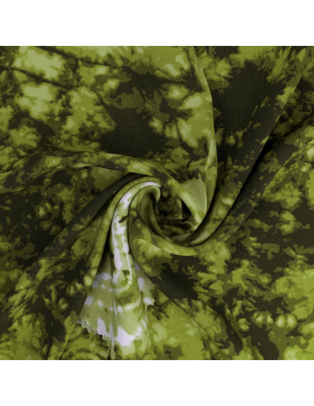 Tie-dye fabric - Green