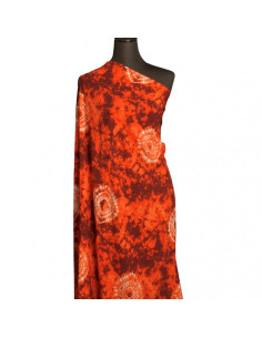 Tie-dye fabric - Orange 2