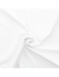 Linen viscose fabric - White 2