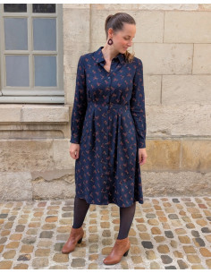 Malonne Shirt Dress Pattern - Anna Rose Patterns 2