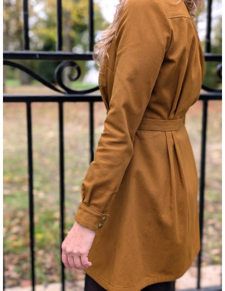 Malonne Shirt Dress Pattern - Anna Rose Patterns