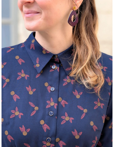 Malonne Shirt Dress Pattern - Anna Rose Patterns