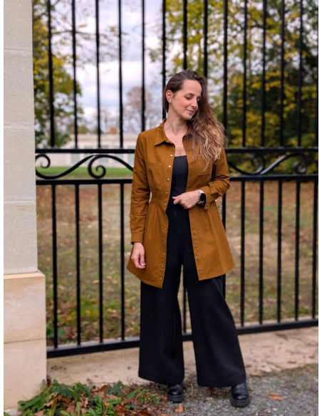 Malonne Shirt Dress Pattern - Anna Rose Patterns