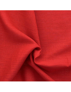 Linen viscose fabric - Red 2