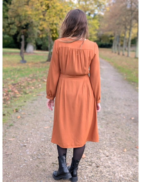 Malonne Shirt Dress Pattern - Anna Rose Patterns