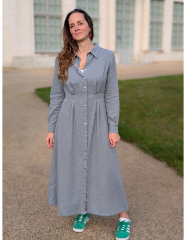 Malonne Shirt Dress Pattern - Anna Rose Patterns