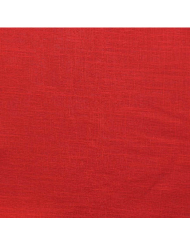 Linen viscose fabric - Red