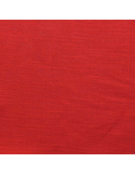 Linen viscose fabric - Red
