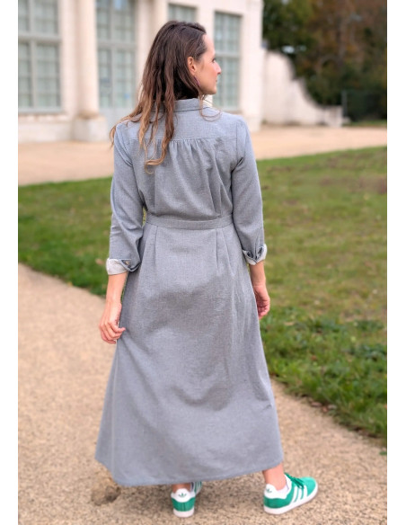 Malonne Shirt Dress Pattern - Anna Rose Patterns