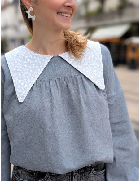 Manna Blouse Pattern - Anna Rose Patterns