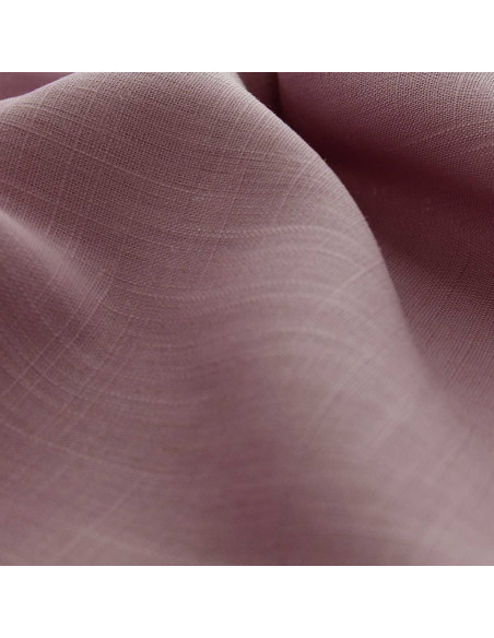 Linen viscose fabric - Pink