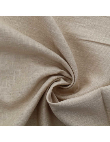 Linen viscose fabric - Beige