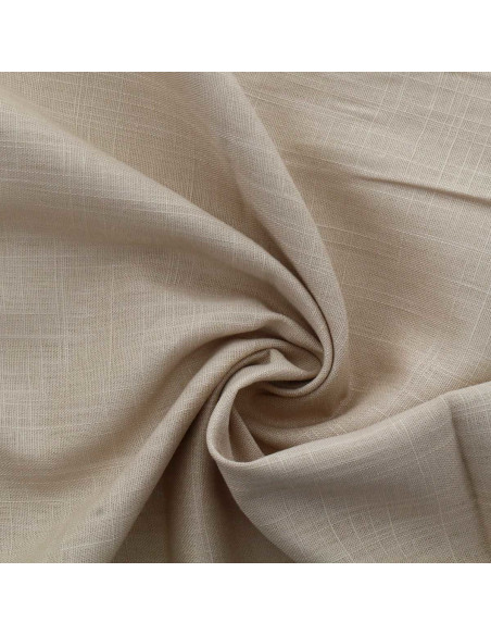 Linen viscose fabric - Beige