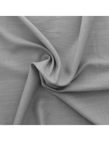 Linen viscose fabric - Silver gray