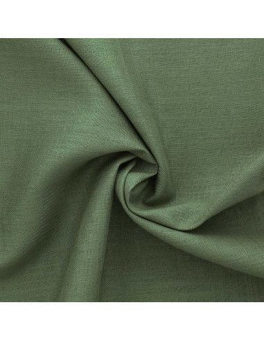 Linen viscose fabric - Green