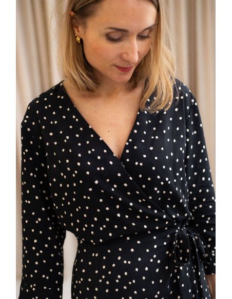 Salomé Wrap Dress Pattern - Joli Lab