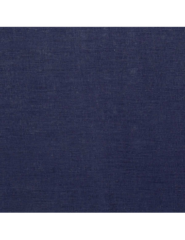 Viscose linen fabric - Navy blue