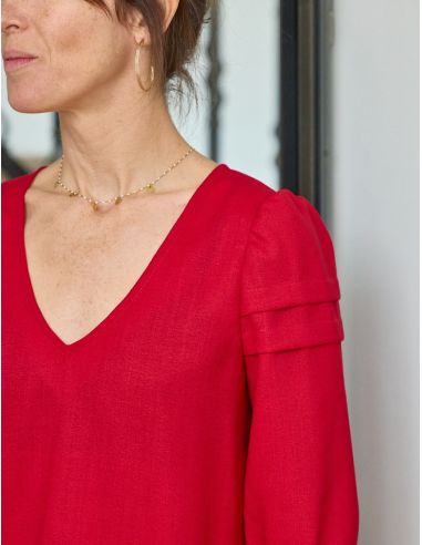 Muse Blouse Pattern - Atelier Scämmit
