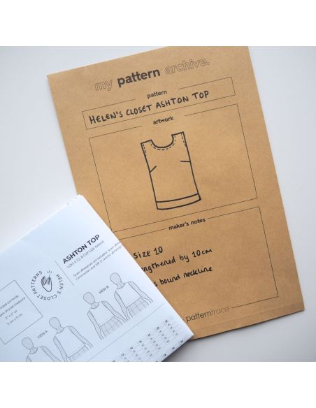 Storage envelopes for sewing patterns – set of 10