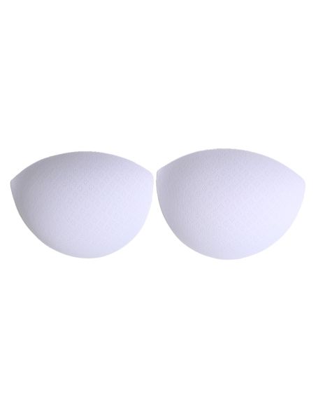 White demi-cup bras