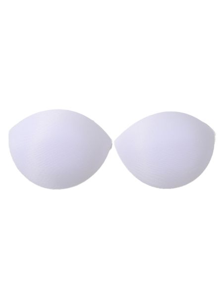 White half-moon push-up bra cups