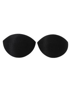 Black half-moon push-up bra cups