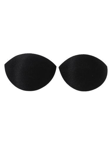 Black half-moon push-up bra cups