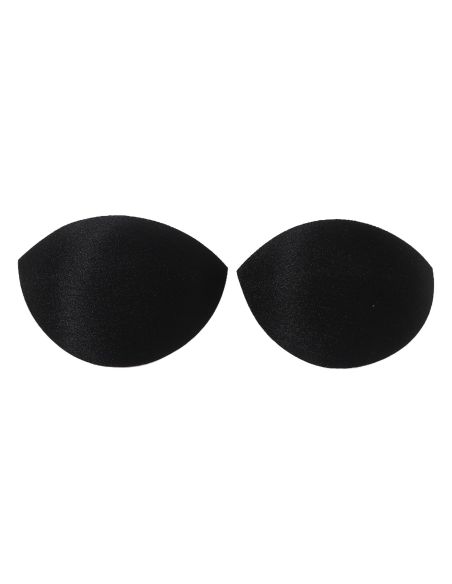 Black half-moon push-up bra cups